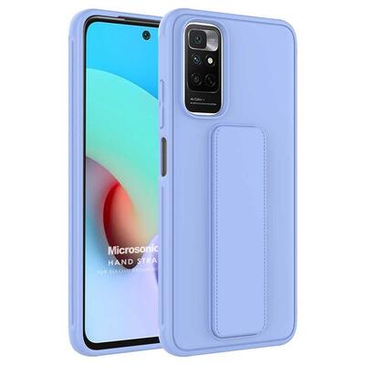 Microsonic Xiaomi Redmi Note 11 Kılıf Hand Strap Mavi