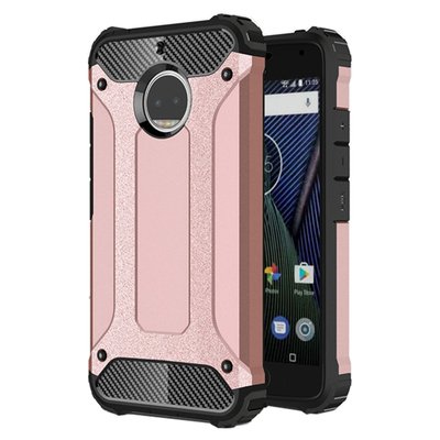 Microsonic Motorola Moto G5S Plus Kılıf Rugged Armor Rose Gold