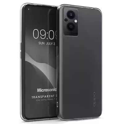 Microsonic Oppo Reno 7 Lite Kılıf Transparent Soft Şeffaf