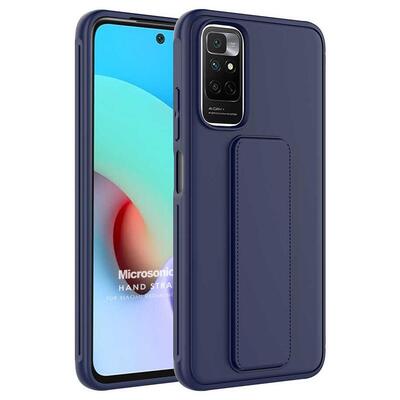 Microsonic Xiaomi Redmi Note 11 Kılıf Hand Strap Lacivert