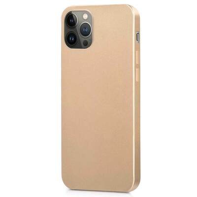 Microsonic Apple iPhone 13 Pro Max Kılıf Matte Silicone Gold