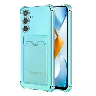 Microsonic Samsung Galaxy A25 Card Slot Shock Kılıf Mavi