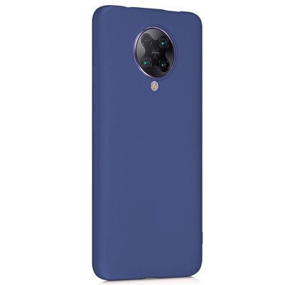 Microsonic Xiaomi Redmi K30 Pro Kılıf Matte Silicone Lacivert