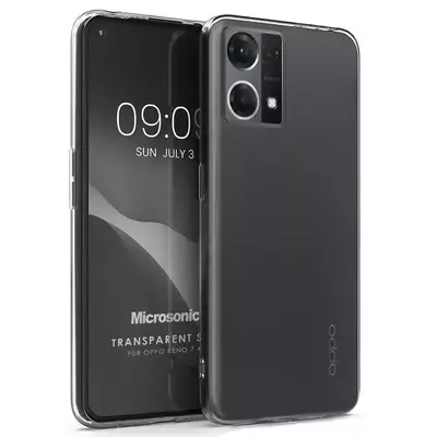 Microsonic Oppo Reno 7 4G Kılıf Transparent Soft Şeffaf