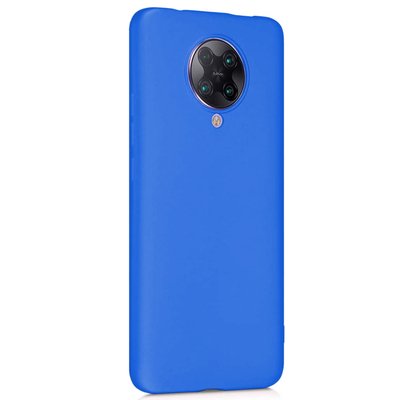 Microsonic Xiaomi Redmi K30 Pro Kılıf Matte Silicone Mavi