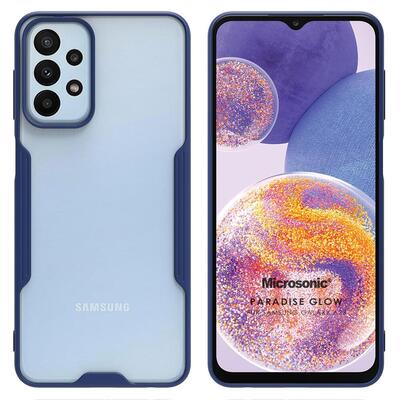 Microsonic Samsung Galaxy A23 Kılıf Paradise Glow Lacivert