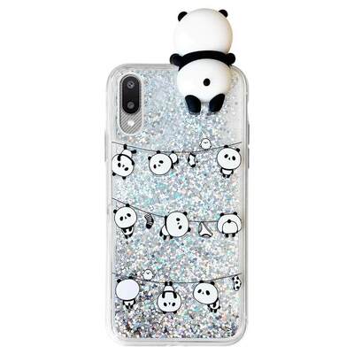 Microsonic Samsung Galaxy A02 Kılıf Cute Cartoon Panda