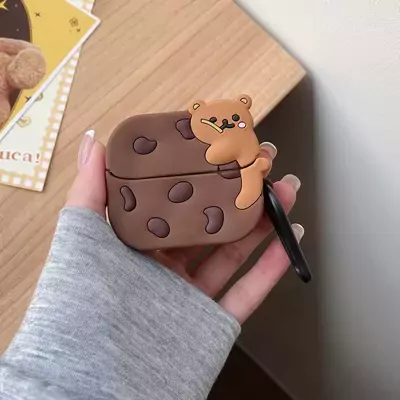 Microsonic Samsung Galaxy Buds 3 FE Kılıf Cartoon Figürlü Silikon Crtn-Fgr-Krby-Br