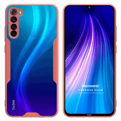 Microsonic Xiaomi Redmi Note 8 Kılıf Paradise Glow Pembe