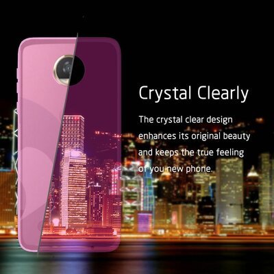 Microsonic Motorola Moto Z2 Play Kılıf Transparent Soft Beyaz