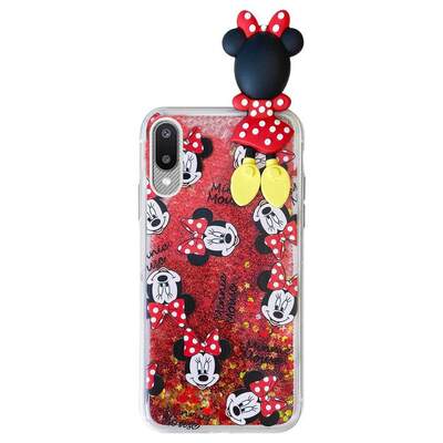 Microsonic Samsung Galaxy A02 Kılıf Cute Cartoon Minnie Mouse