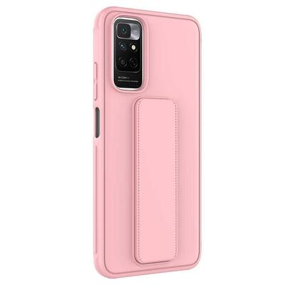 Microsonic Xiaomi Redmi Note 11S Kılıf Hand Strap Pembe