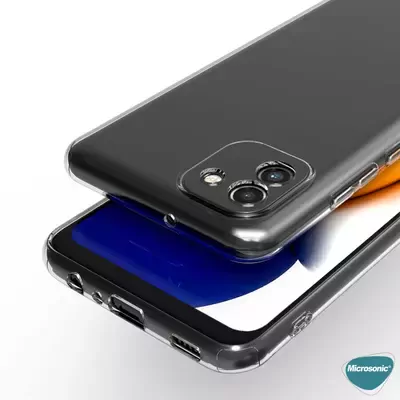 Microsonic Samsung Galaxy A03 Kılıf Transparent Soft Şeffaf