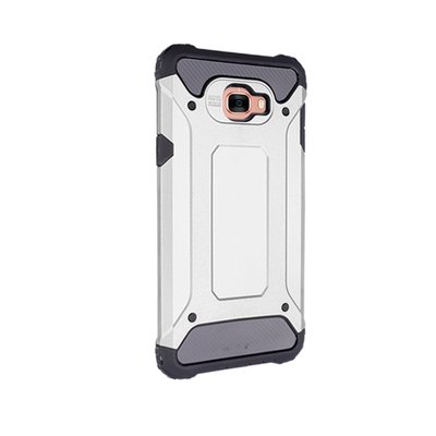 Caseup Samsung Galaxy C7 Kılıf Tank Gümüş