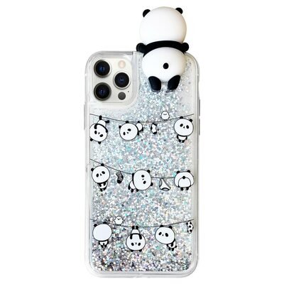 Microsonic Apple iPhone 12 Pro Max Kılıf Cute Cartoon Panda