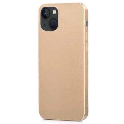 Microsonic Apple iPhone 13 Mini Kılıf Matte Silicone Gold