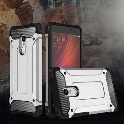 Microsonic Xiaomi Redmi Note 4X Kılıf Rugged Armor Gold