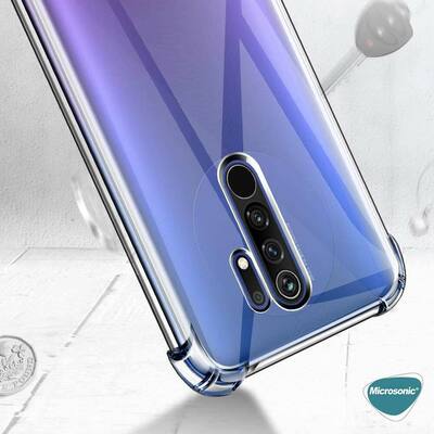 Microsonic Xiaomi Redmi 9 Kılıf Anti Shock Silikon Şeffaf