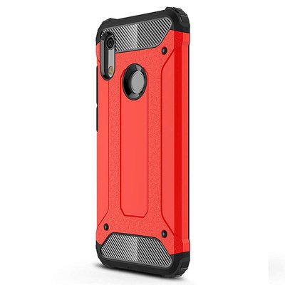 Microsonic Huawei Honor 8A Kılıf Rugged Armor Kırmızı