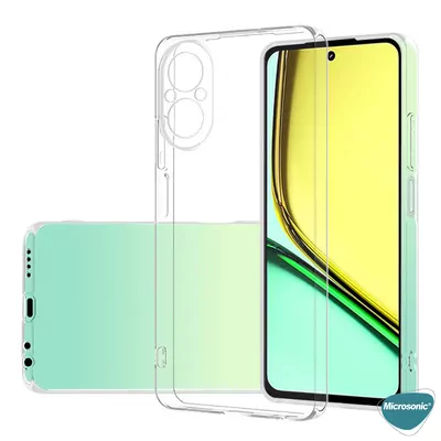 Microsonic Realme 12 Lite Kılıf Transparent Soft Şeffaf