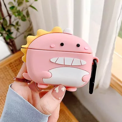 Microsonic Samsung Galaxy Buds 3 FE Kılıf Cartoon Figürlü Silikon Crtn-Fgr-Ct-Dnzr-Pmb