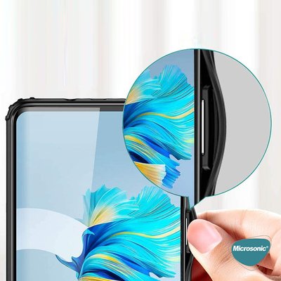 Microsonic Samsung Galaxy M51 Kılıf Frosted Frame Kırmızı