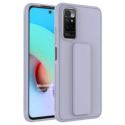 Microsonic Xiaomi Redmi Note 11S Kılıf Hand Strap Gri