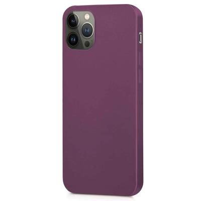 Microsonic Apple iPhone 13 Pro Kılıf Matte Silicone Mor