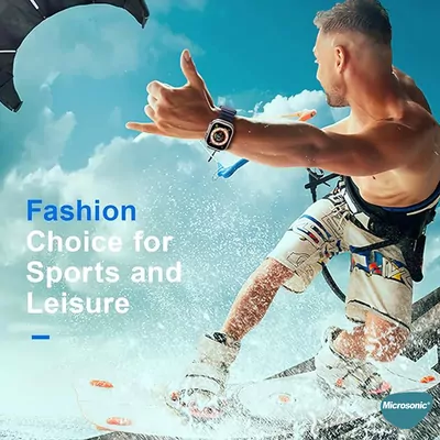 Microsonic Apple Watch SE 3 40mm Kordon Aqua Belt Kırmızı