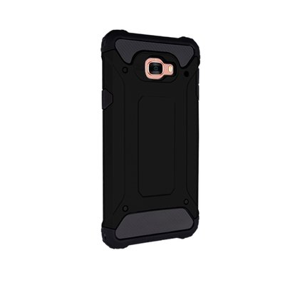 Caseup Samsung Galaxy C7 Kılıf Tank Siyah