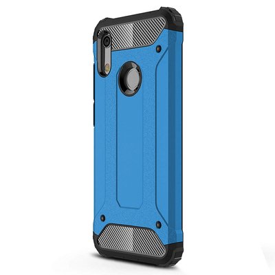 Microsonic Huawei Honor 8A Kılıf Rugged Armor Mavi