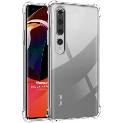 Microsonic Xiaomi Mi 10 Pro Kılıf Anti Shock Silikon Şeffaf