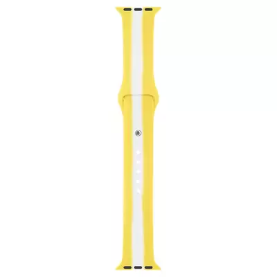 Microsonic Apple Watch SE 2022 40mm Kordon Town Stripe Sarı