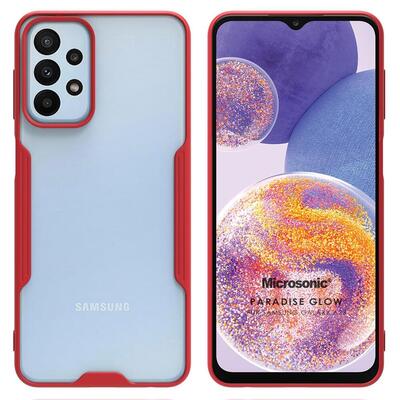 Microsonic Samsung Galaxy A23 Kılıf Paradise Glow Kırmızı