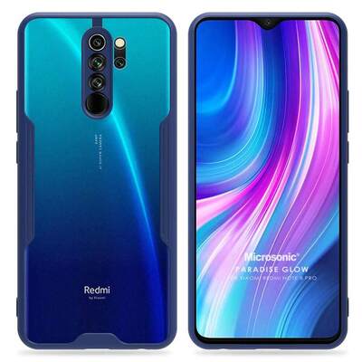 Microsonic Xiaomi Redmi Note 8 Pro Kılıf Paradise Glow Lacivert