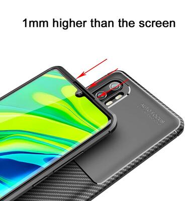 Microsonic Xiaomi Mi Note 10 Kılıf Legion Series Kahverengi