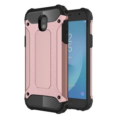 Microsonic Samsung Galaxy J7 Pro Kılıf Rugged Armor Rose Gold