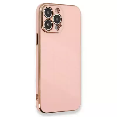 Microsonic Apple iPhone 14 Pro Kılıf Olive Plated Pembe