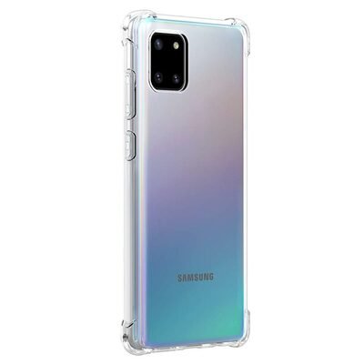 Microsonic Samsung Galaxy A81 Kılıf Anti Shock Silikon Şeffaf