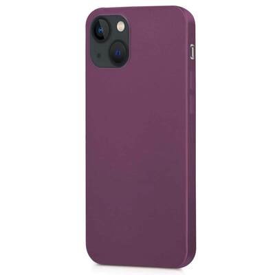 Microsonic Apple iPhone 13 Kılıf Matte Silicone Mor