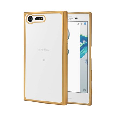 Microsonic Sony Xperia X Compact Kılıf Skyfall Transparent Clear Gold