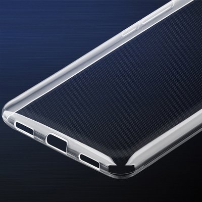 Microsonic Huawei Y7 Kılıf Transparent Soft Beyaz