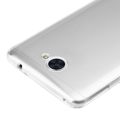 Microsonic Huawei Y7 Kılıf Transparent Soft Beyaz