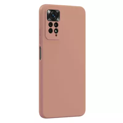 Microsonic Matte Silicone Xiaomi Redmi Note 12 Pro 4G Kılıf Rose Gold