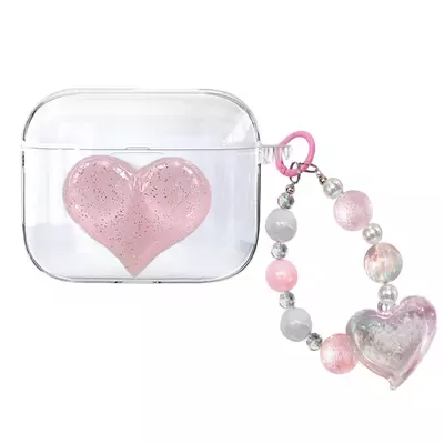 Microsonic Samsung Galaxy Buds 3 FE Kılıf Figure Series LoveWave Pembe