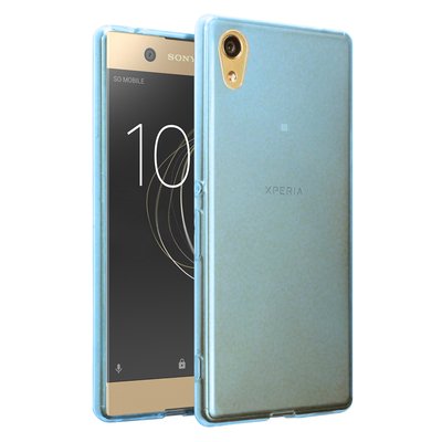 Microsonic Sony Xperia XA1 Kılıf Transparent Soft Mavi