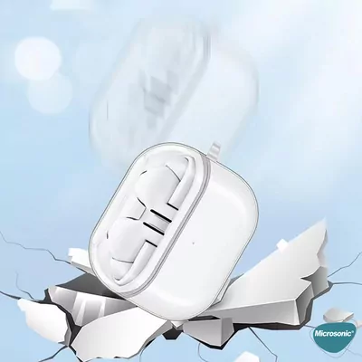 Microsonic Samsung Galaxy Buds 3 FE Kılıf Transparent Clear Soft Şeffaf
