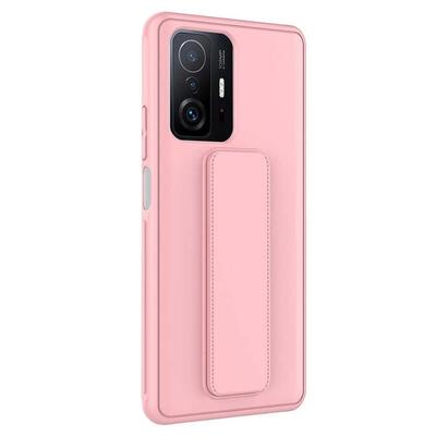 Microsonic Xiaomi Mi 11T Pro Kılıf Hand Strap Pembe