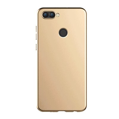 Microsonic Huawei P Smart Kılıf Matte Silicone Gold