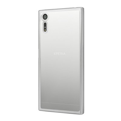 Microsonic Sony Xperia XZ Kılıf Skyfall Transparent Clear Gümüş